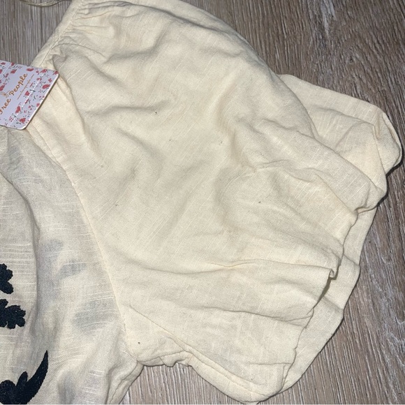 Free People Women’s Fiona Embroidered Mini Dress Ivory Combo Boho Size Small - Picture 6 of 16